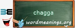 WordMeaning blackboard for chagga